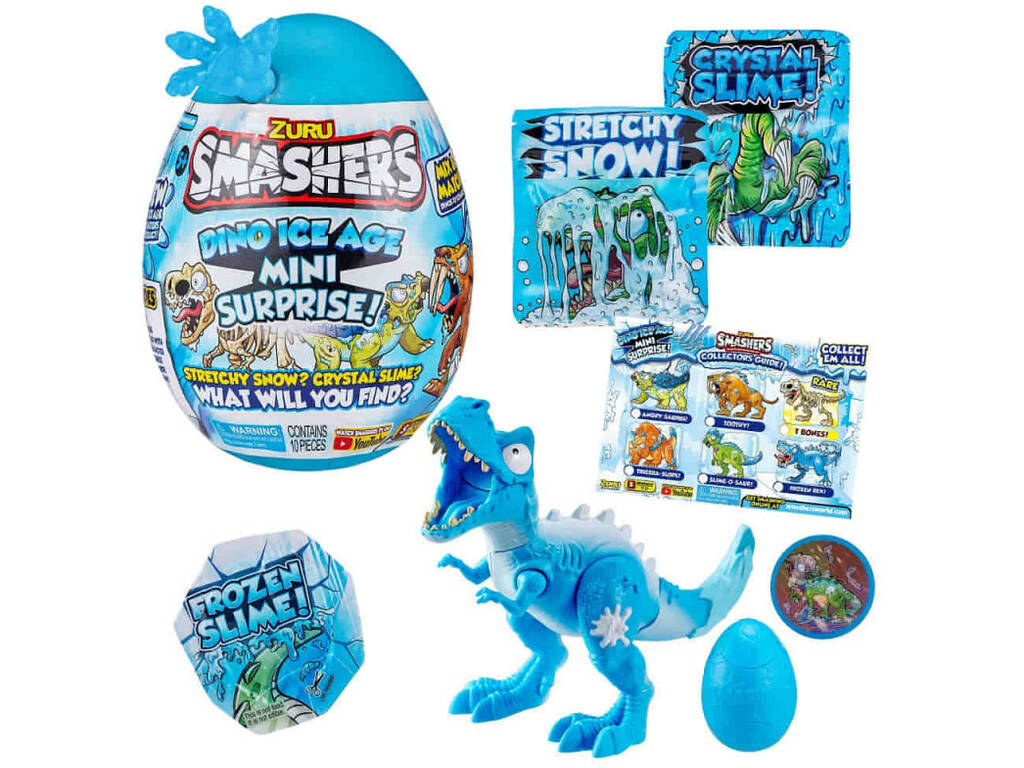 Smashers Dino Ice Age Uovo Sorpresa Bizak 6236 7456