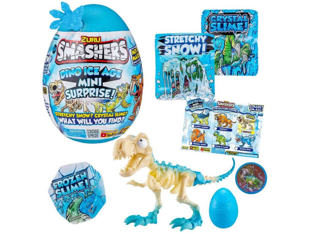 Smashers Dino Ice Age Uovo Sorpresa Bizak 6236 7456