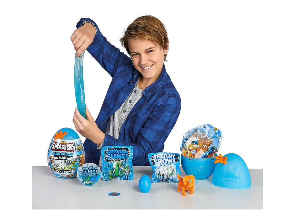 Smashers Dino Ice Age Uovo Sorpresa Bizak 6236 7456