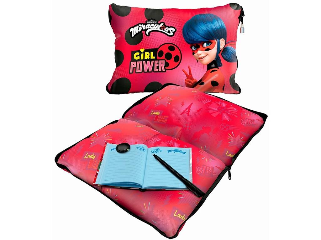 Miraculous Ladybug Coussin Mystérieux Bizak 3500 5035