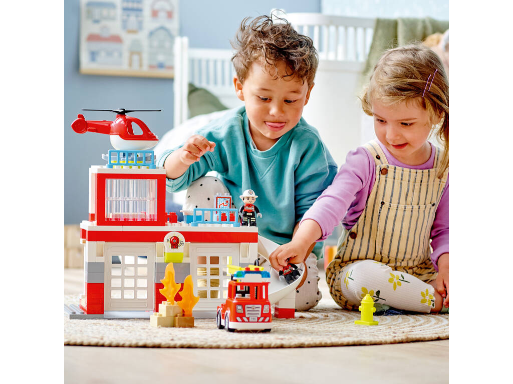 Lego Duplo Stazione dei pompieri ed elicottero 10970