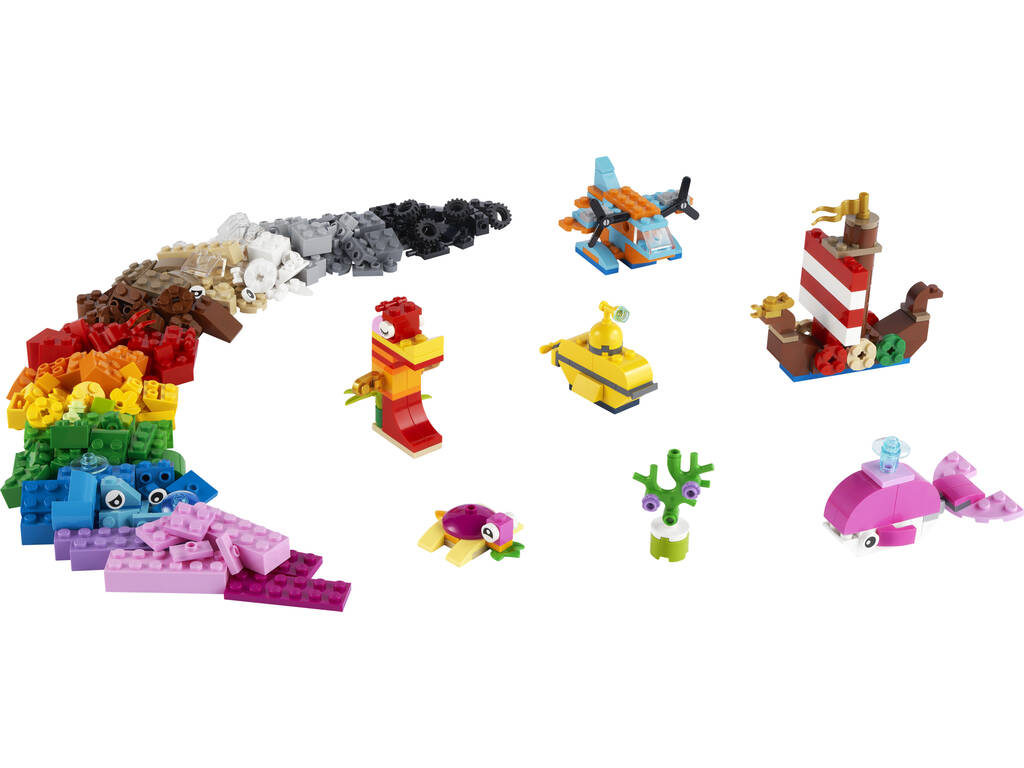 Lego Classic Diversão Oceánica Criativa 11018
