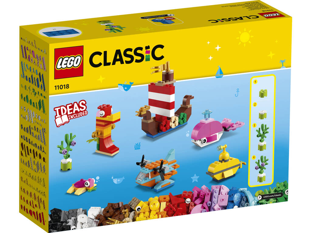 Lego Classic Diversão Oceánica Criativa 11018
