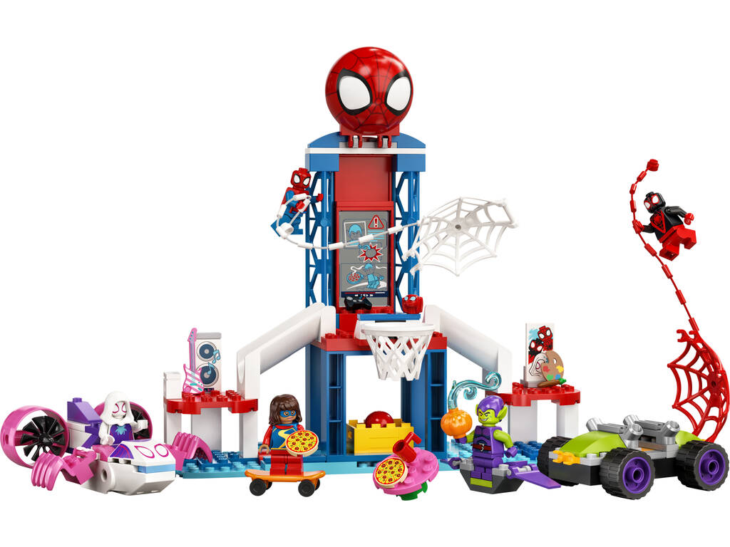 Lego Marvel Quartier Général Arachnide de Spiderman 10784