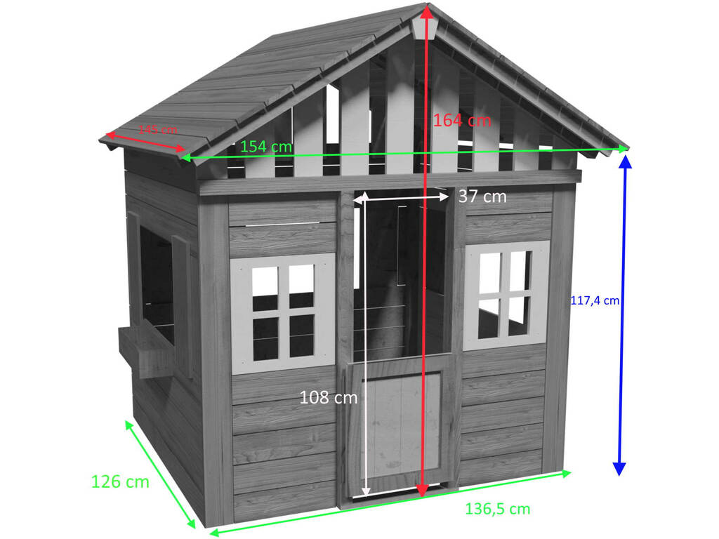 Masgames Lollipop XL White Playhouse Masgames MA800547