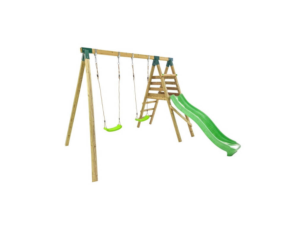 Terrain de jeu en bois carré Mauna Loa Masgames MA700080