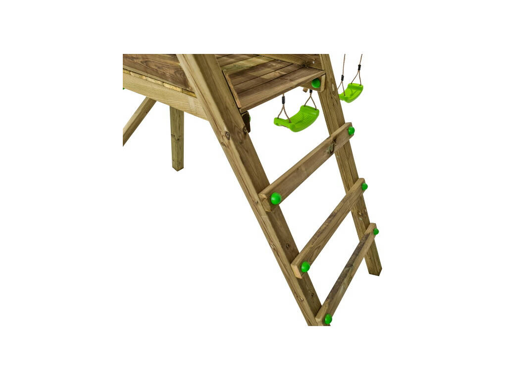 Terrain de jeu en bois carré Mauna Loa Masgames MA700080