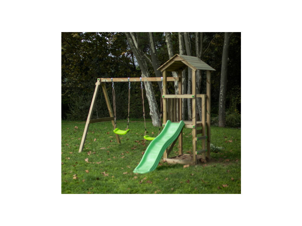 Carlit M Terrain de jeu avec balançoire double Masgames MA700250