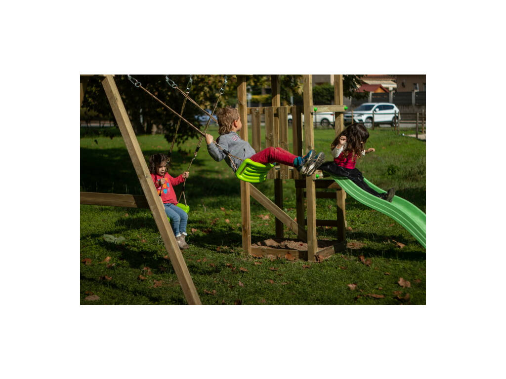 Carlit M Terrain de jeu avec balançoire double Masgames MA700250