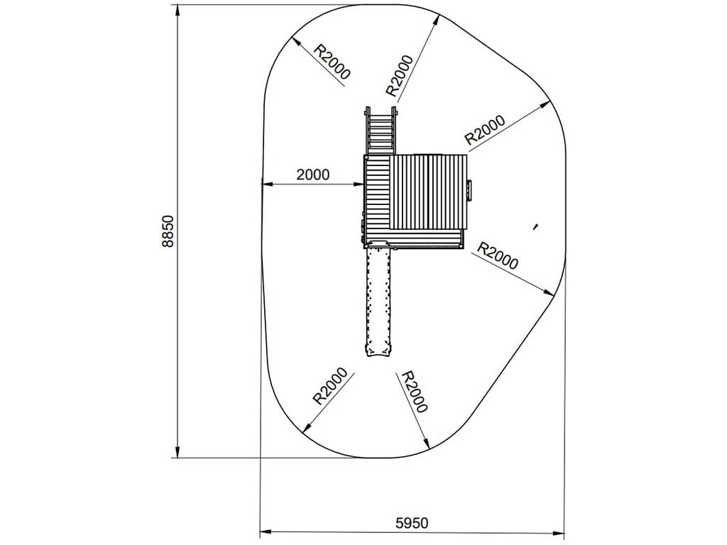 Parc Enfant Lollipop XL avec Balançoire Individuelle Masgames MA700429X