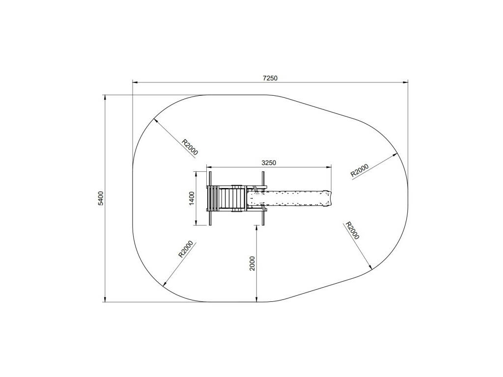 Toboggan Mola XL Masgames MA600030