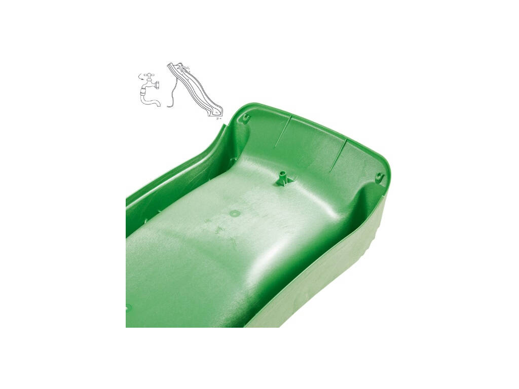 Rampa di scivolo verde lima 0,9 m. Masgames MA604173