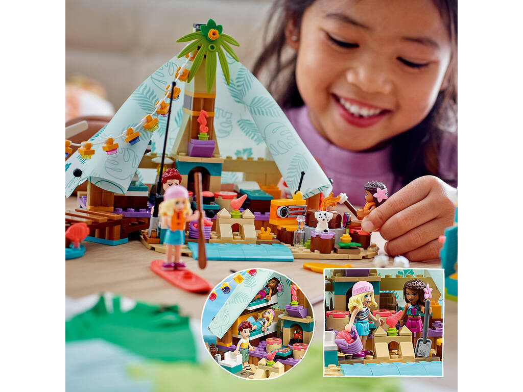 Lego Friends Glamping en la Playa 41700