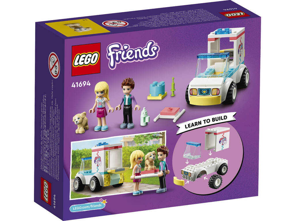 Lego Friends Ambulanza della Clinica per animali 41694