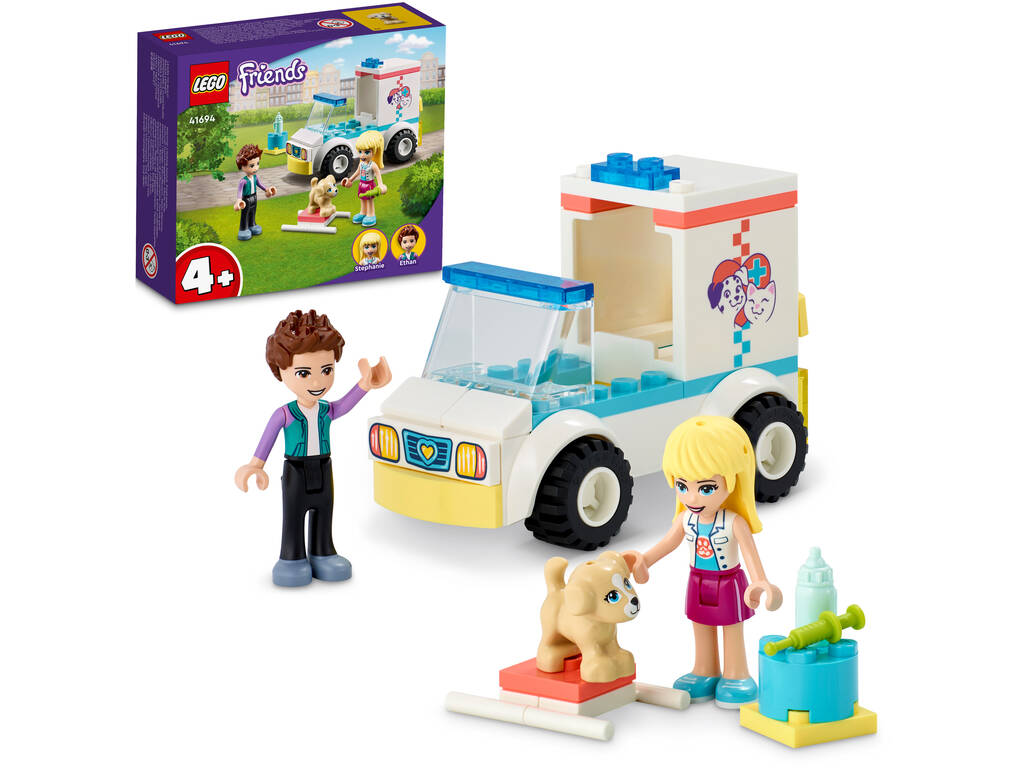 Lego Friends Ambulanza della Clinica per animali 41694