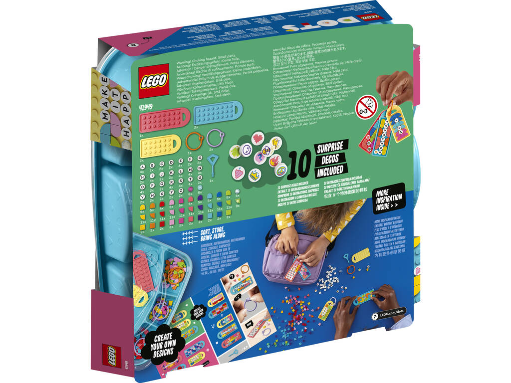 Lego Dots Megapack de décorations pour sacs à dos : Messages 41949