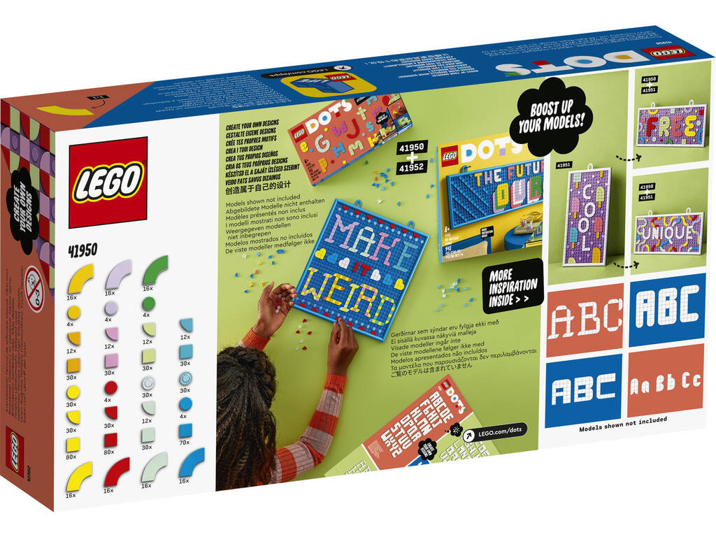 Lego Dots a palate: Lettere 41950
