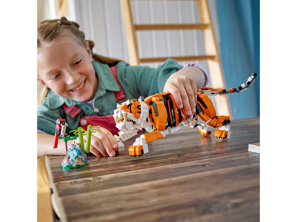 Lego Creator 3 in 1 Tigre Majestueux 31129