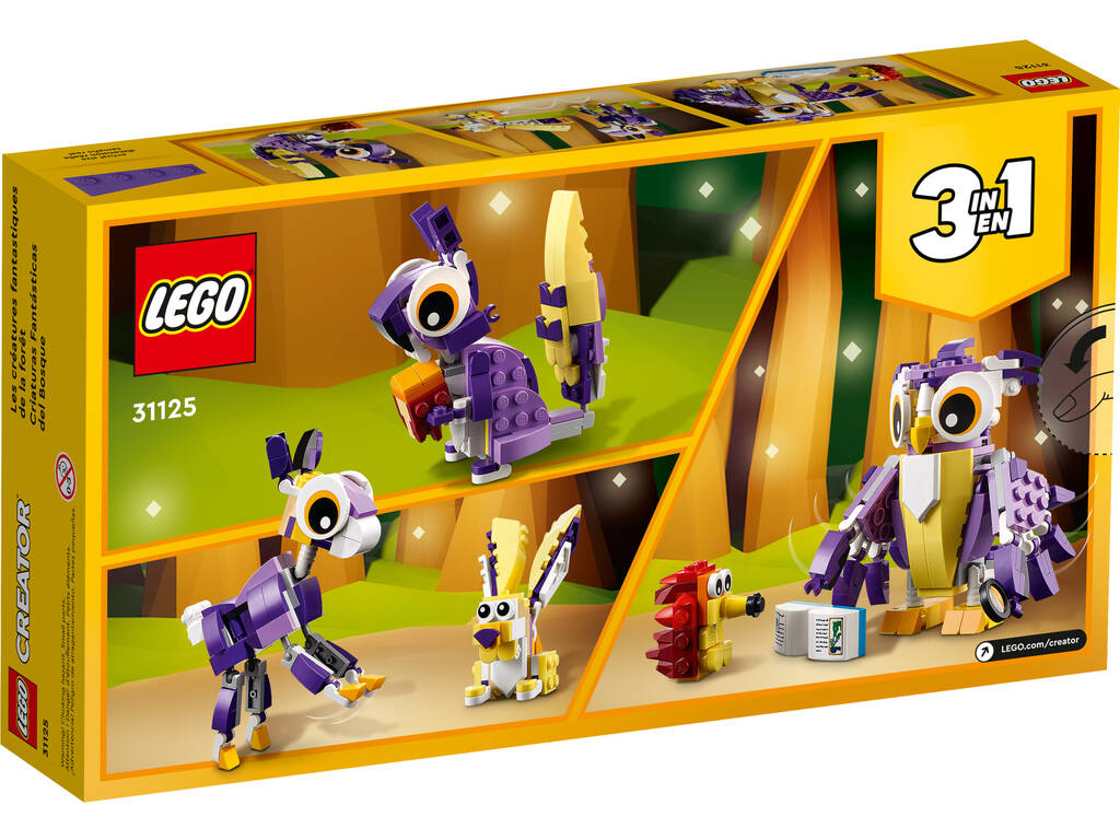 Lego Creator Creature Fantastiche della Foresta 31125