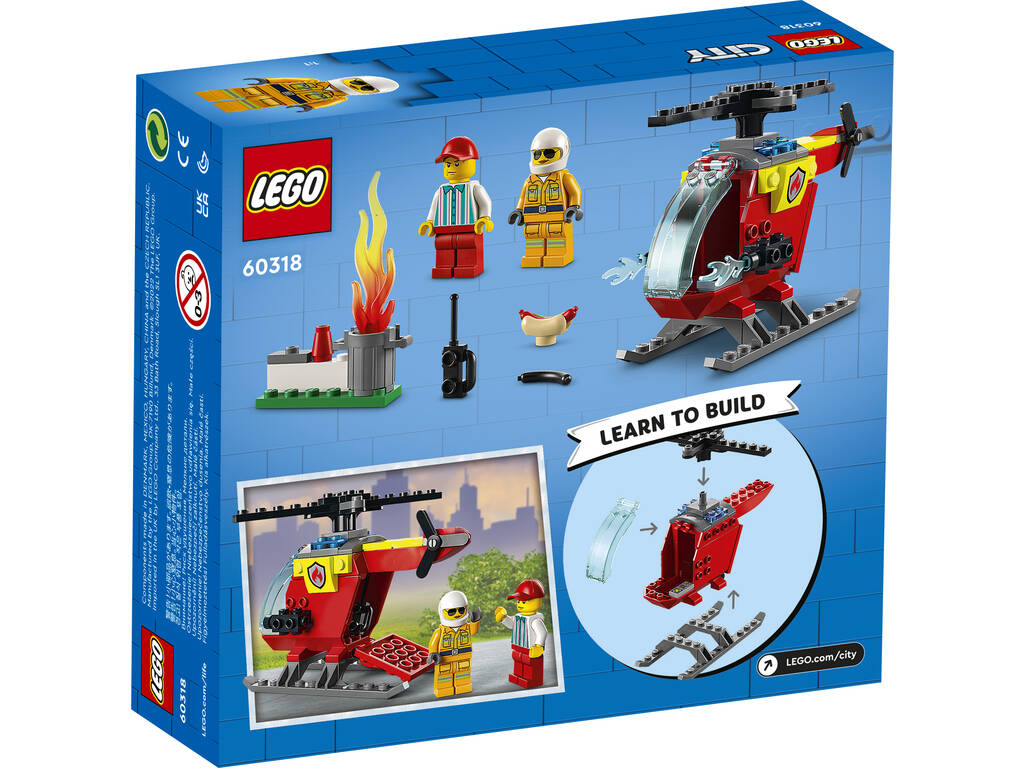 Lego City Hélicoptère de Pompiers 60318