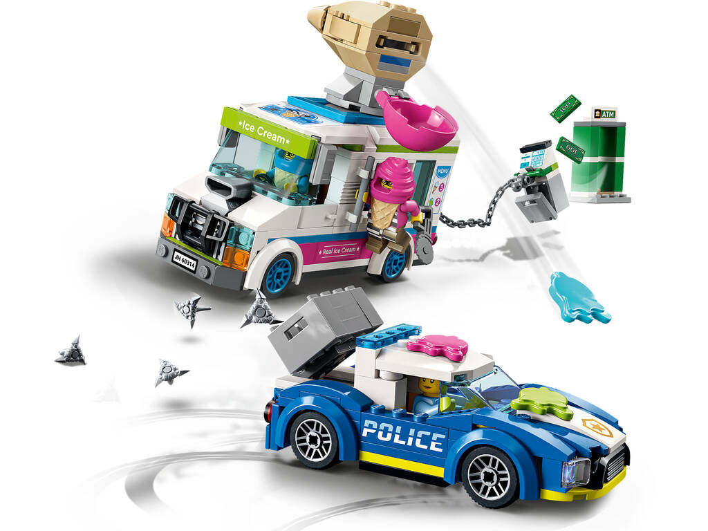 Lego City Inseguimento della polizia del camion dei gelati 60314