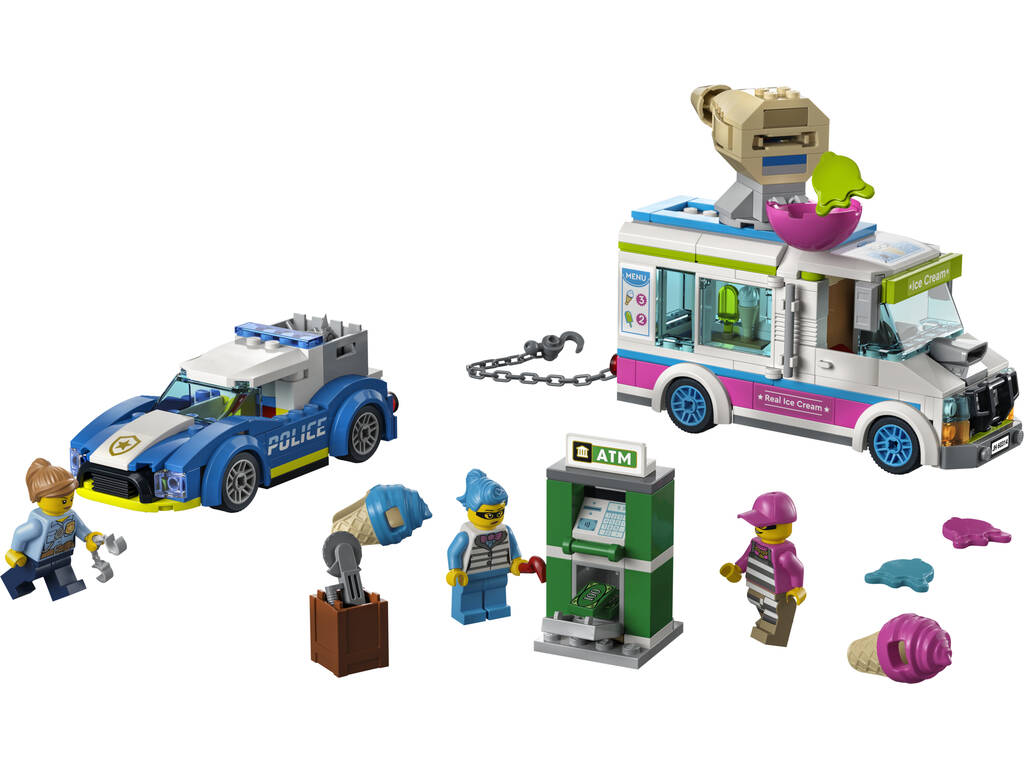 Lego City Inseguimento della polizia del camion dei gelati 60314