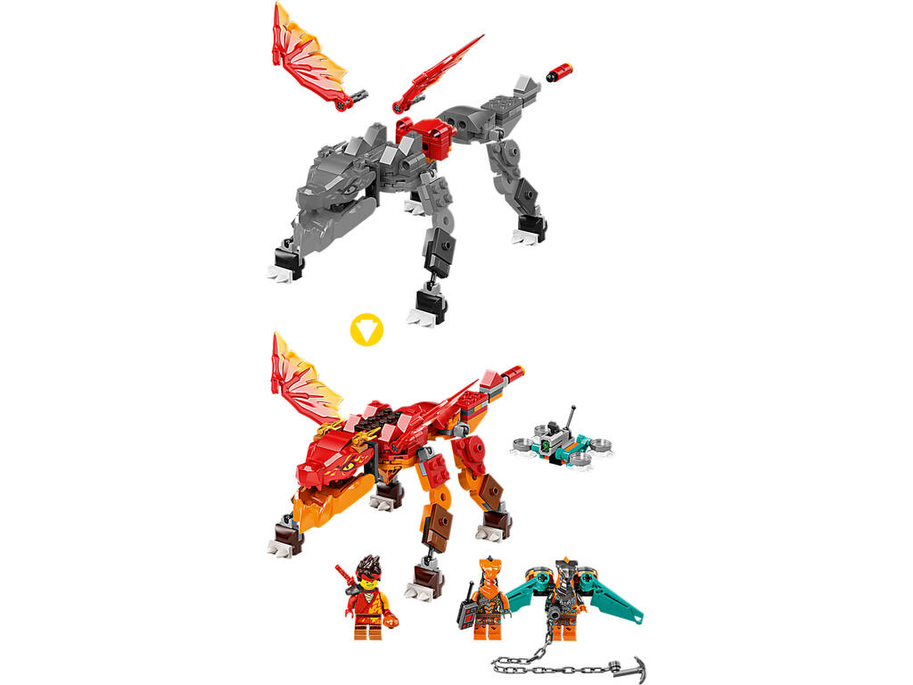 Lego Ninjago Fire Dragon EVO de Kai 71762