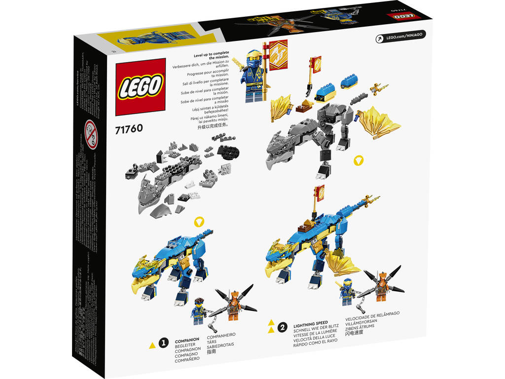 Lego Ninjago Dragão do Trovão EVO de Jay 71760