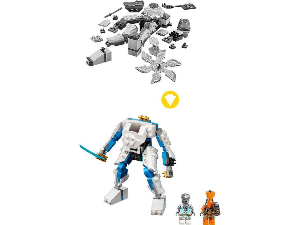 Lego Ninjago Mecca Ultima Generazione EVO di Zane 71761