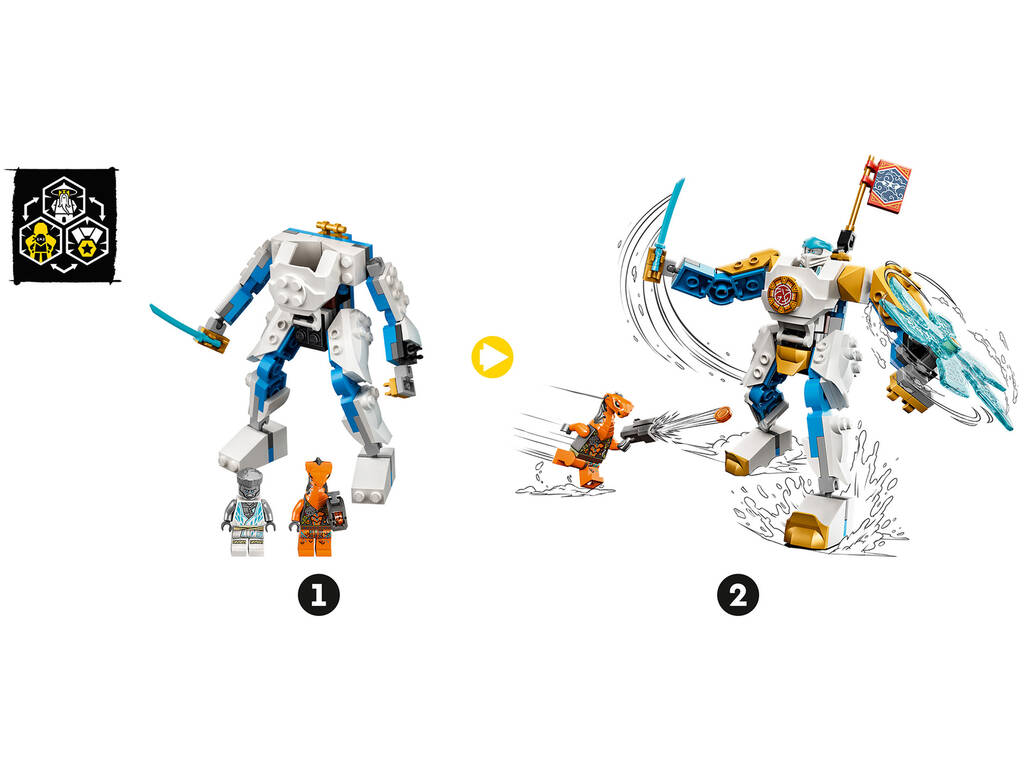 Lego Ninjago Mecca Ultima Generazione EVO di Zane 71761