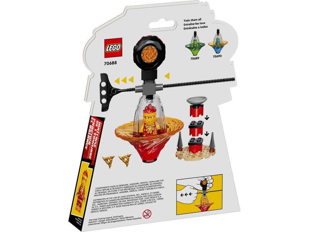 Lego Ninjago Allenamento di Spinjitzu di Kai 70688