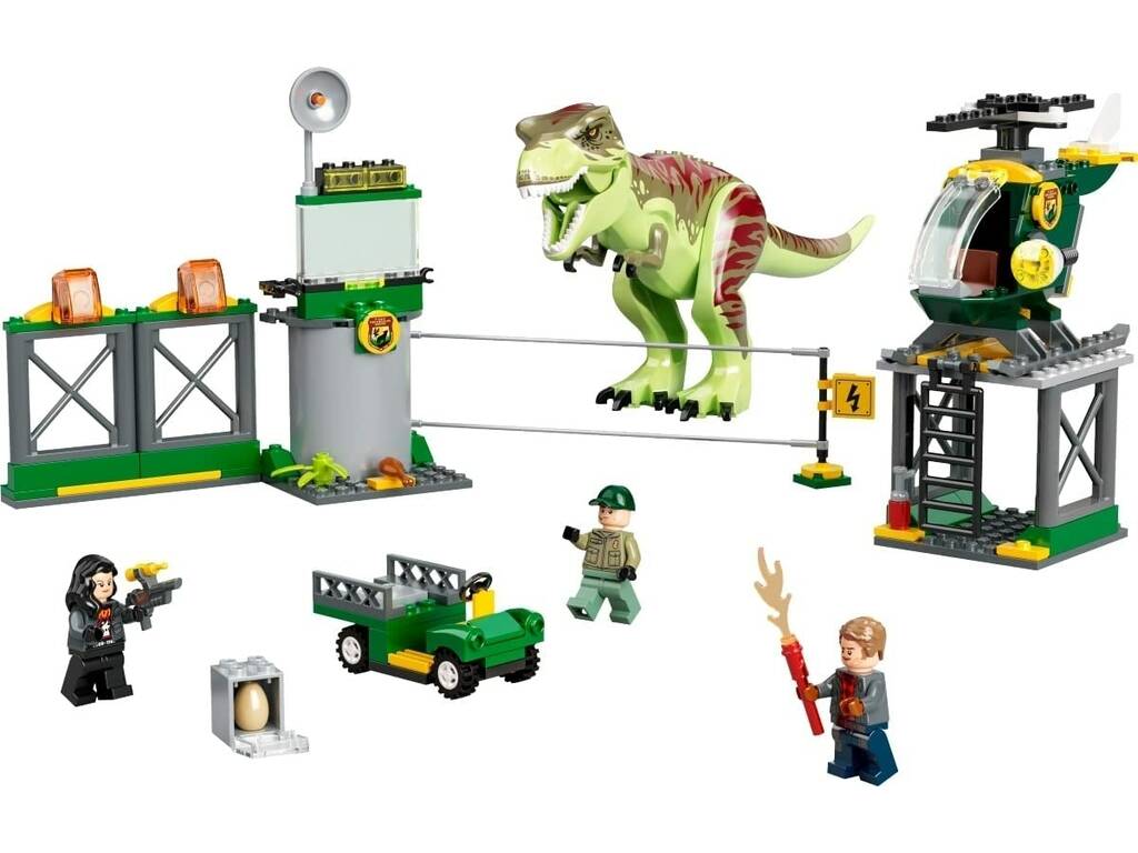 Lego Jurassic World Escape do Dinossauro T. Rex 76944