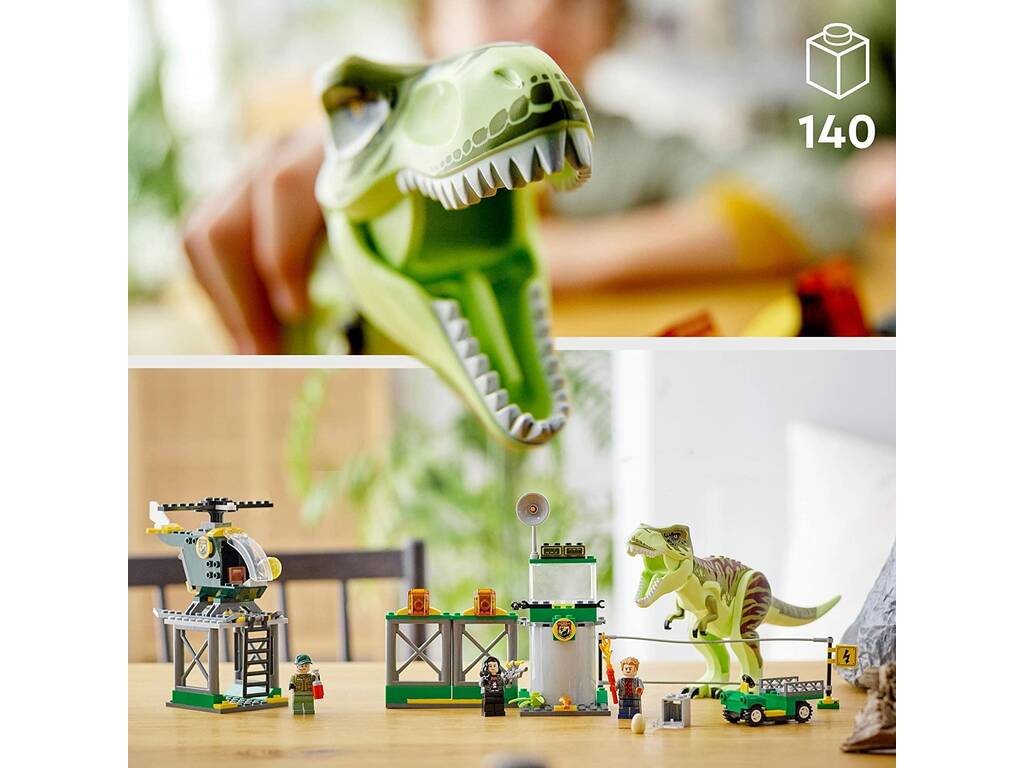 Lego Jurassic World Escape do Dinossauro T. Rex 76944