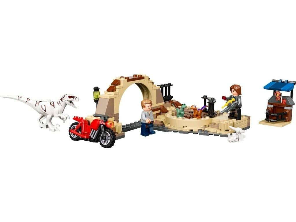 Lego Jurassic World Atrocirraptor Dinosaure Moto Chase 76945
