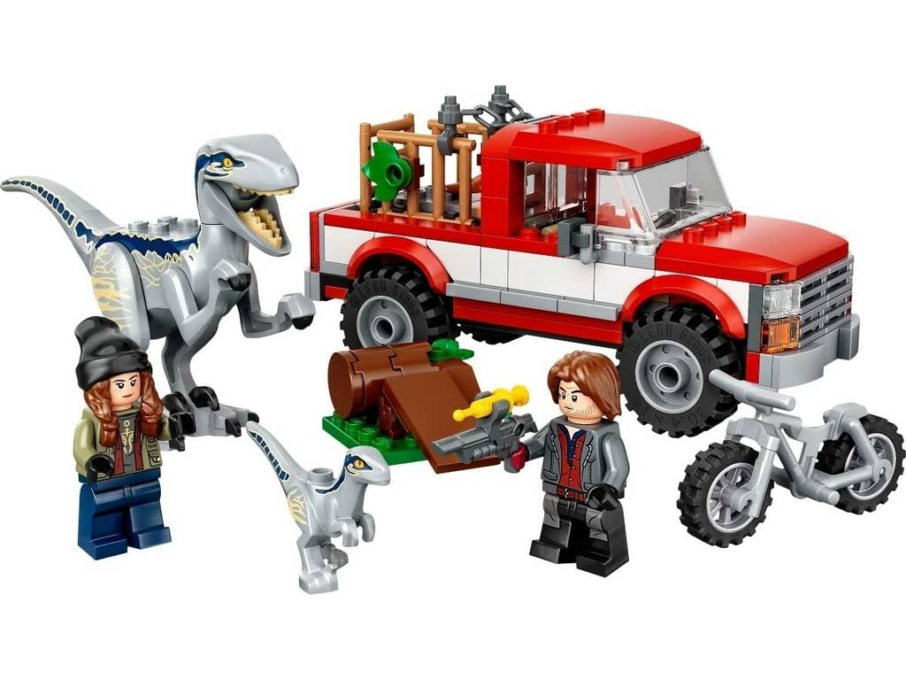 Lego Jurassic World Cattura i Velociraptor Blu e Beta 76946