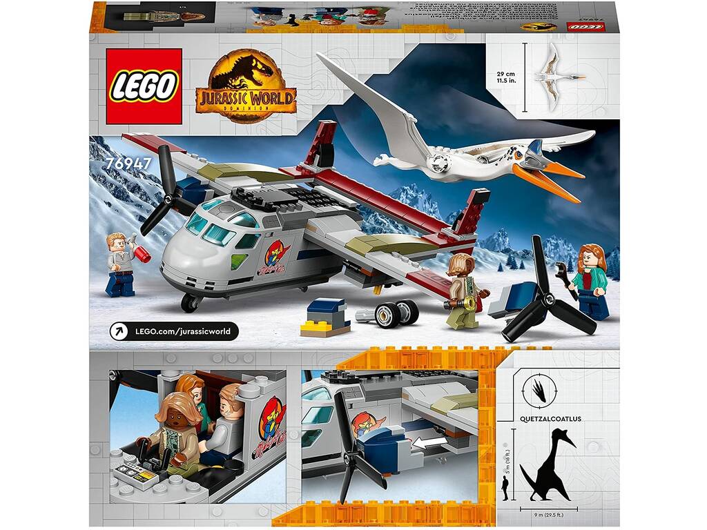 Lego Jurassic World Quetzalcoatlus Air Ambush 76947