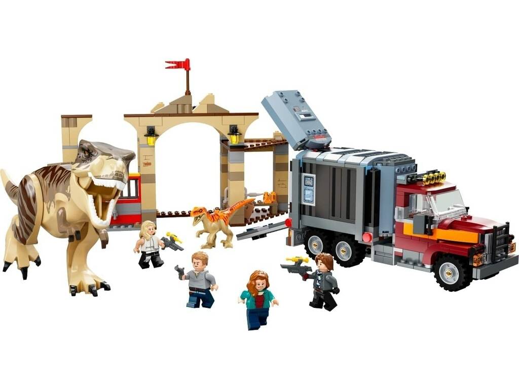 Lego Jurassic World Dinosaur Escape T. Rex et Atrocirraptor 76948