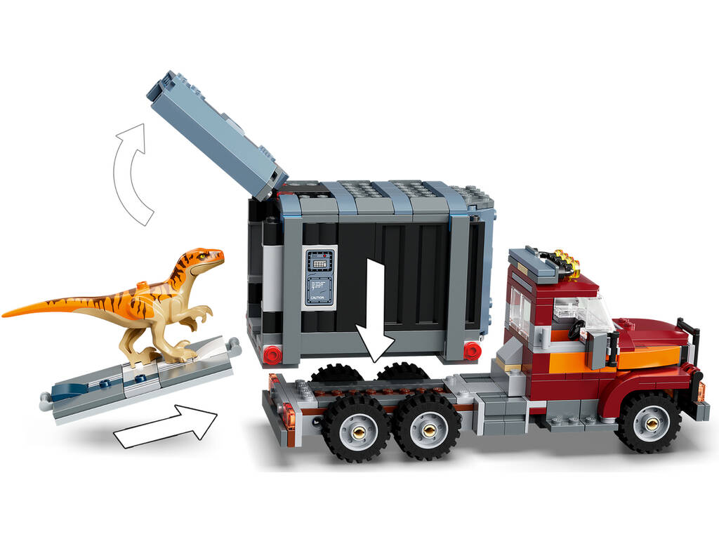 Lego Jurassic World Dinosaur Escape T. Rex et Atrocirraptor 76948