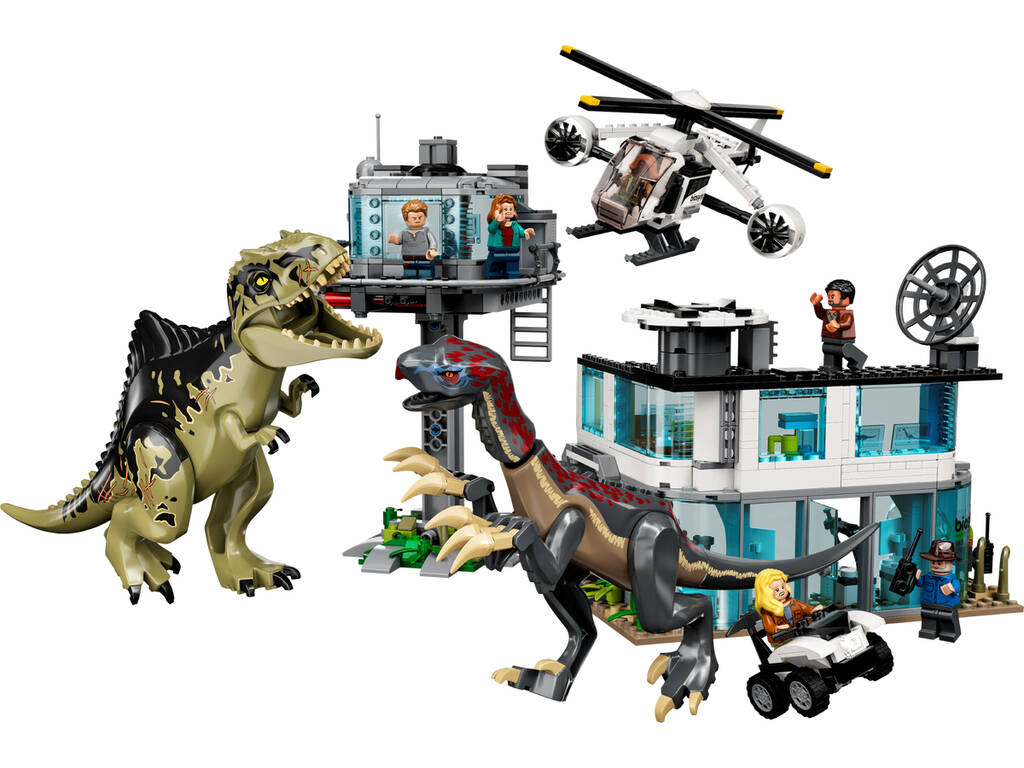 Lego Jurassic World Giganotosaurus et Therizinosaurus Attack 76949