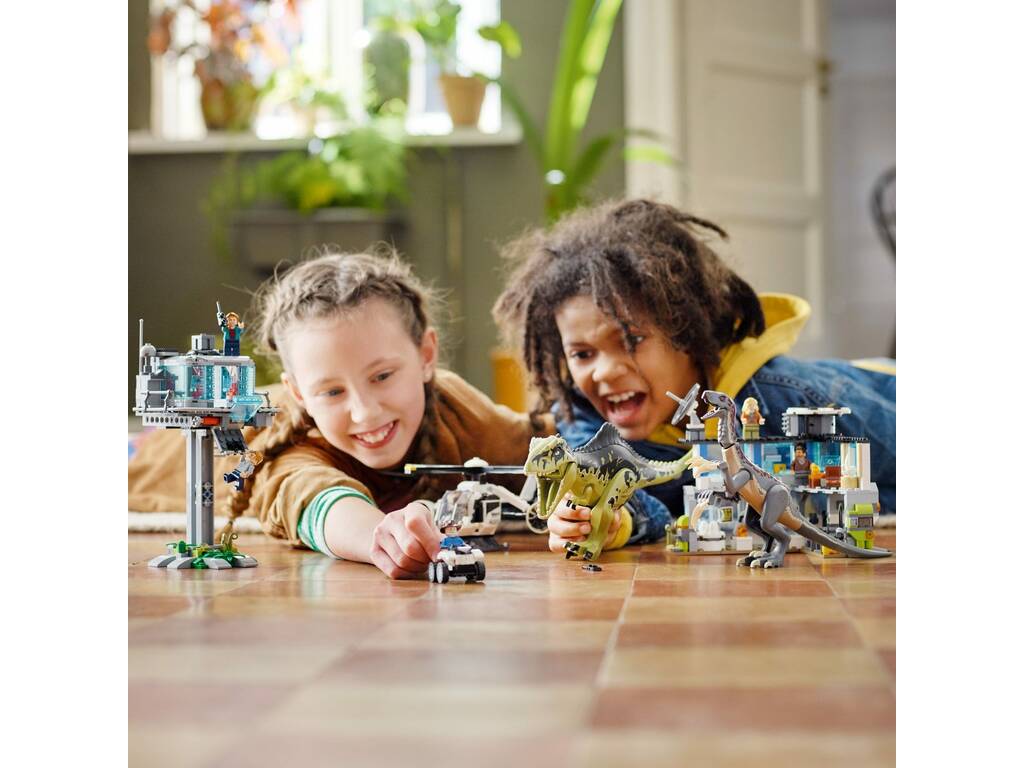 Lego Jurassic World Giganotosaurus et Therizinosaurus Attack 76949