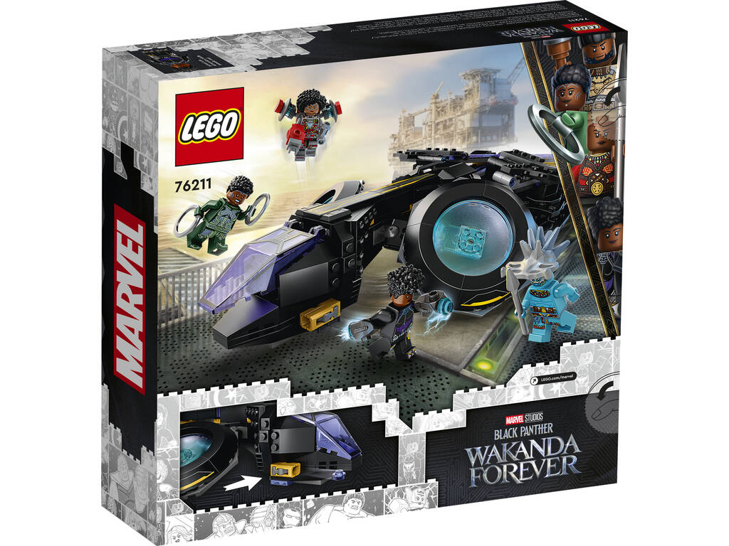 Lego Marvel Black Panther Wakanda Forever Sunbird di Shuri 76211