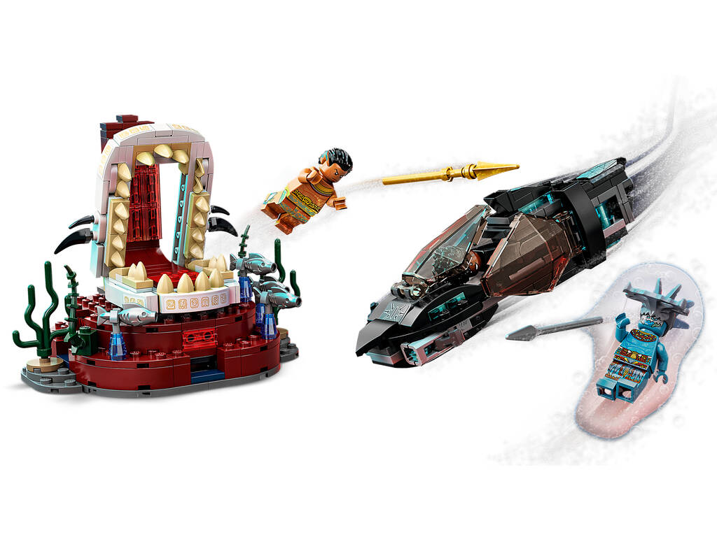 Lego Marvel Black Panther Wakanda Forever King Salle du trône de Namor 76213