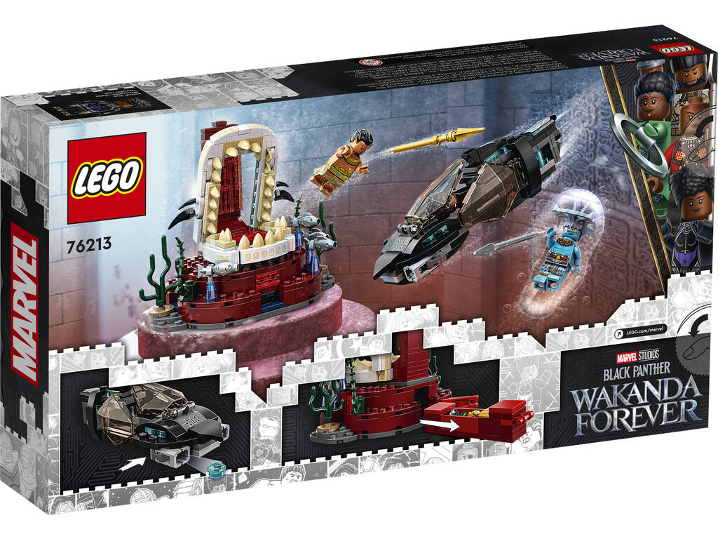 Lego Marvel Black Panther Wakanda Forever King Salle du trône de Namor 76213