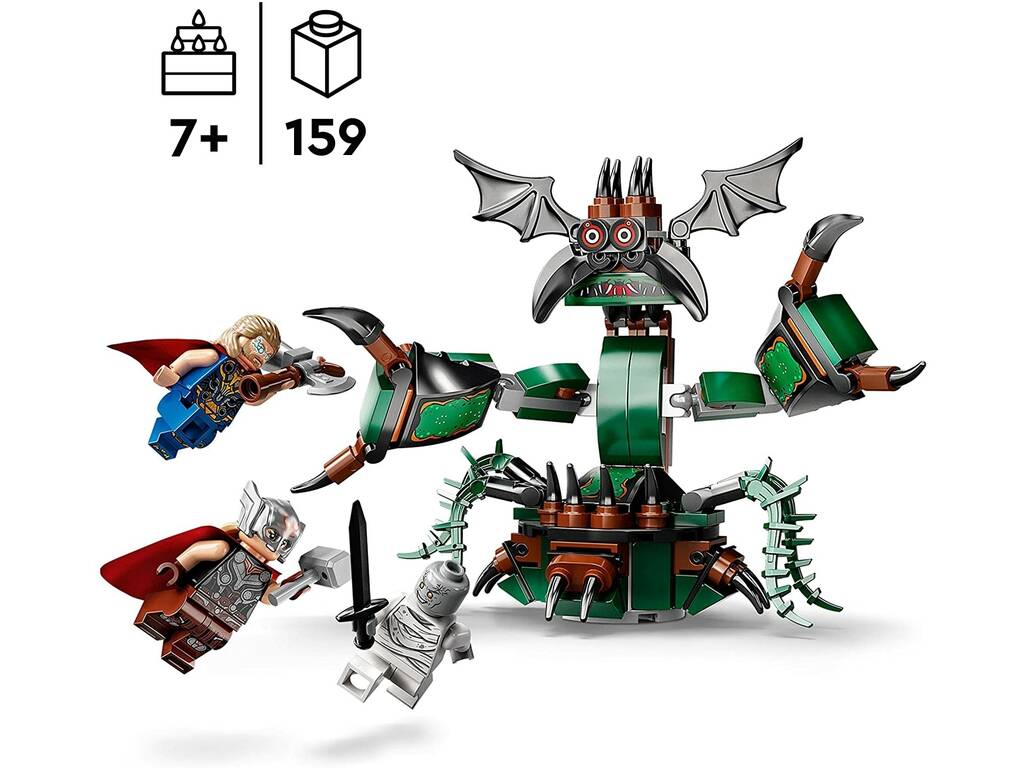 Lego Marvel Thor Love And Thunder Attacco a Nuova Asgard 76207