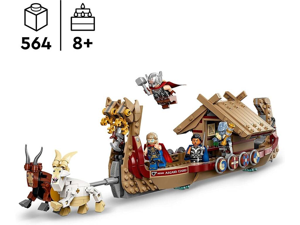 Lego Marvel Thor Love And Thunder Nave Caprina 76208