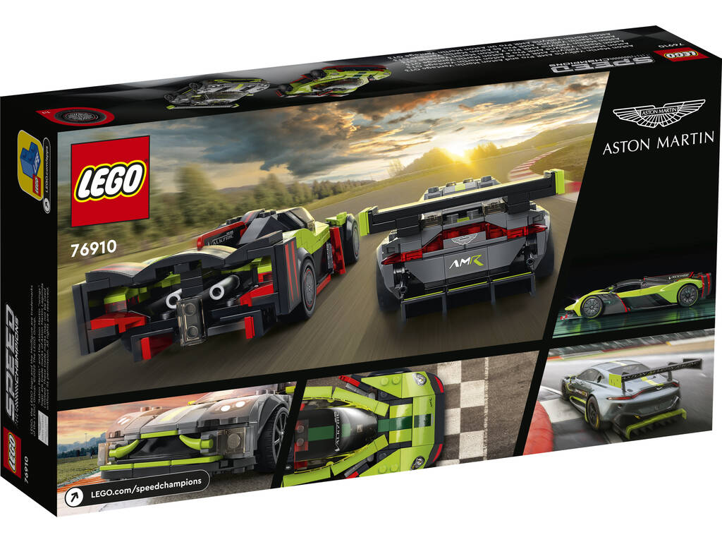 Lego Speed Champions Aston Martin Valkyrie AMR Pro et Aston Martin Vantage GT3 76910