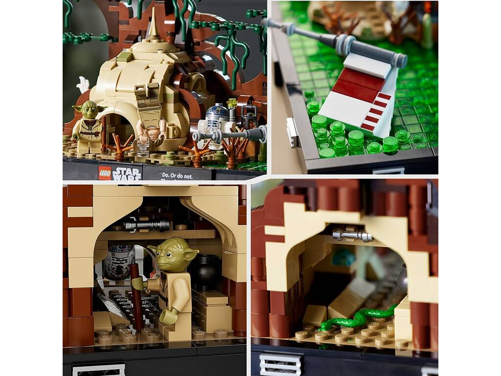 Lego Star Wars Diorama: Addestramento Jedi su Dagobah 75330