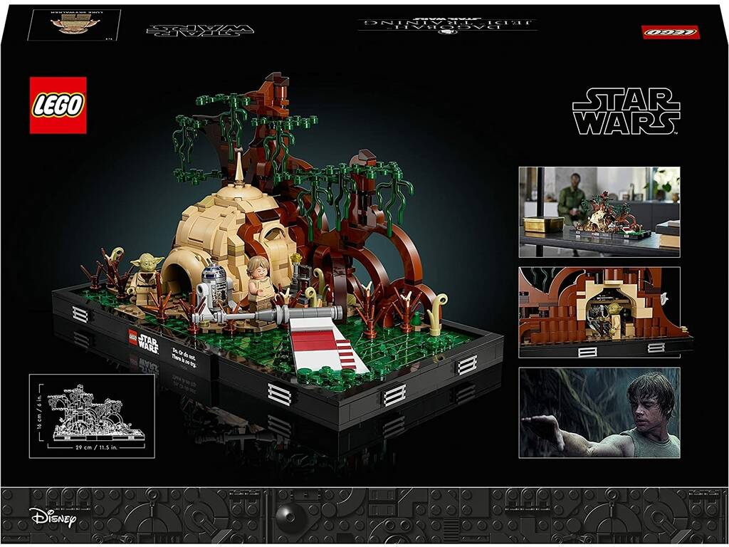 Lego Star Wars Diorama: Addestramento Jedi su Dagobah 75330