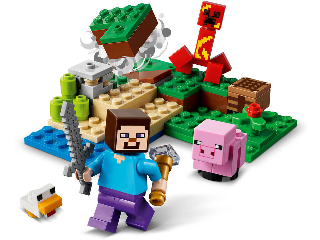 Lego Minecraft La Emboscada del Creeper 21177