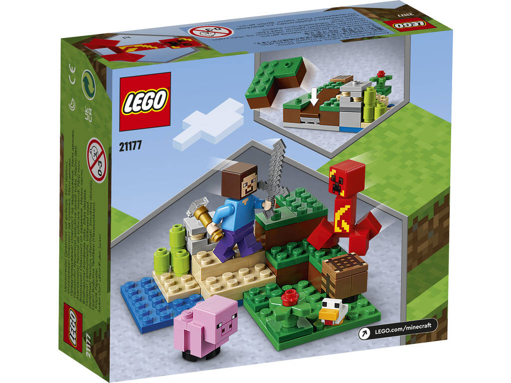 Lego Minecraft La Emboscada del Creeper 21177